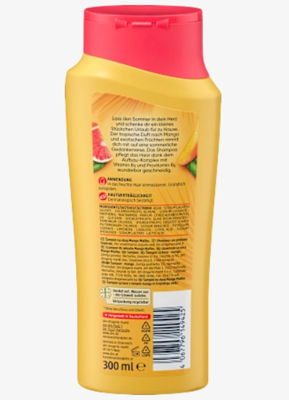 🧴 Shampooing Mangue Málaga – 300 ml