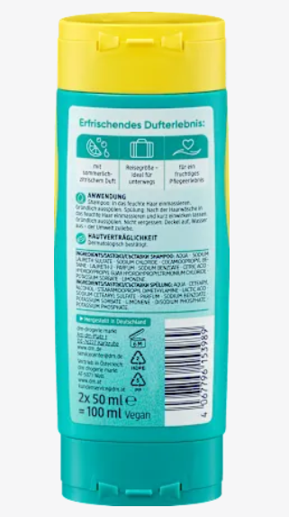 Shampooing & Après-shampooing Twinpack “Lemon Squeezy” (2×50 ml) – 100 ml