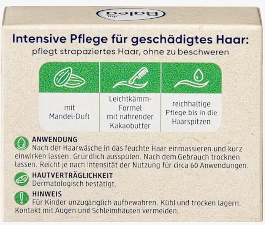 Après-shampooing solide à l’avocat & au lait d’amande – 60 g