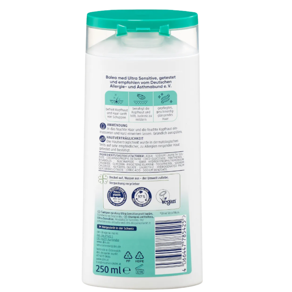 Shampooing Anti-Pelliculaire Ultra Sensitive – Balea med