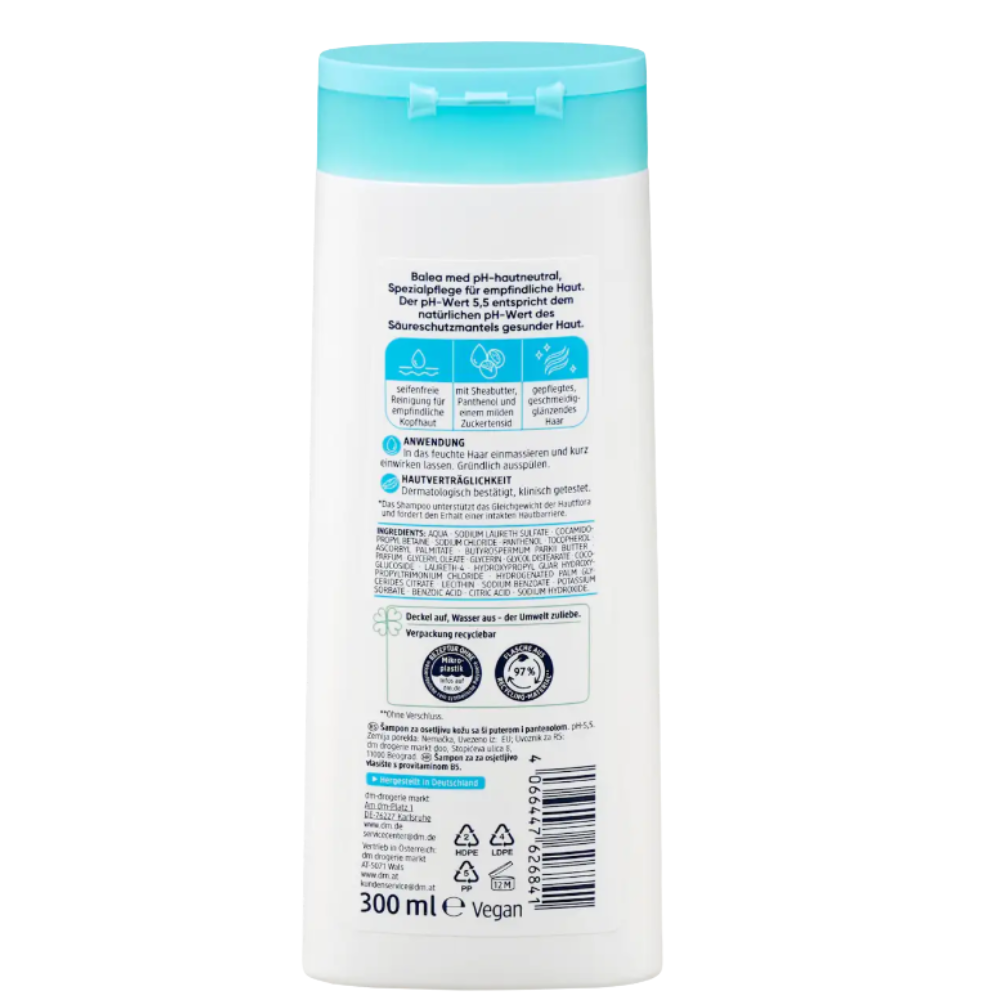 Shampooing pH 5,5 Haut-Neutre – Balea MED