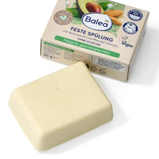 Après-shampooing solide à l’avocat & au lait d’amande – 60 g
