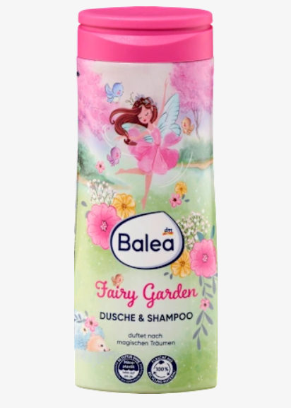 Gel Douche & Shampooing Enfant 2-en-1 “Fairy Garden” – 300 ml🧚‍♀️🌸
